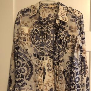 Stunning  Tory Burch button down